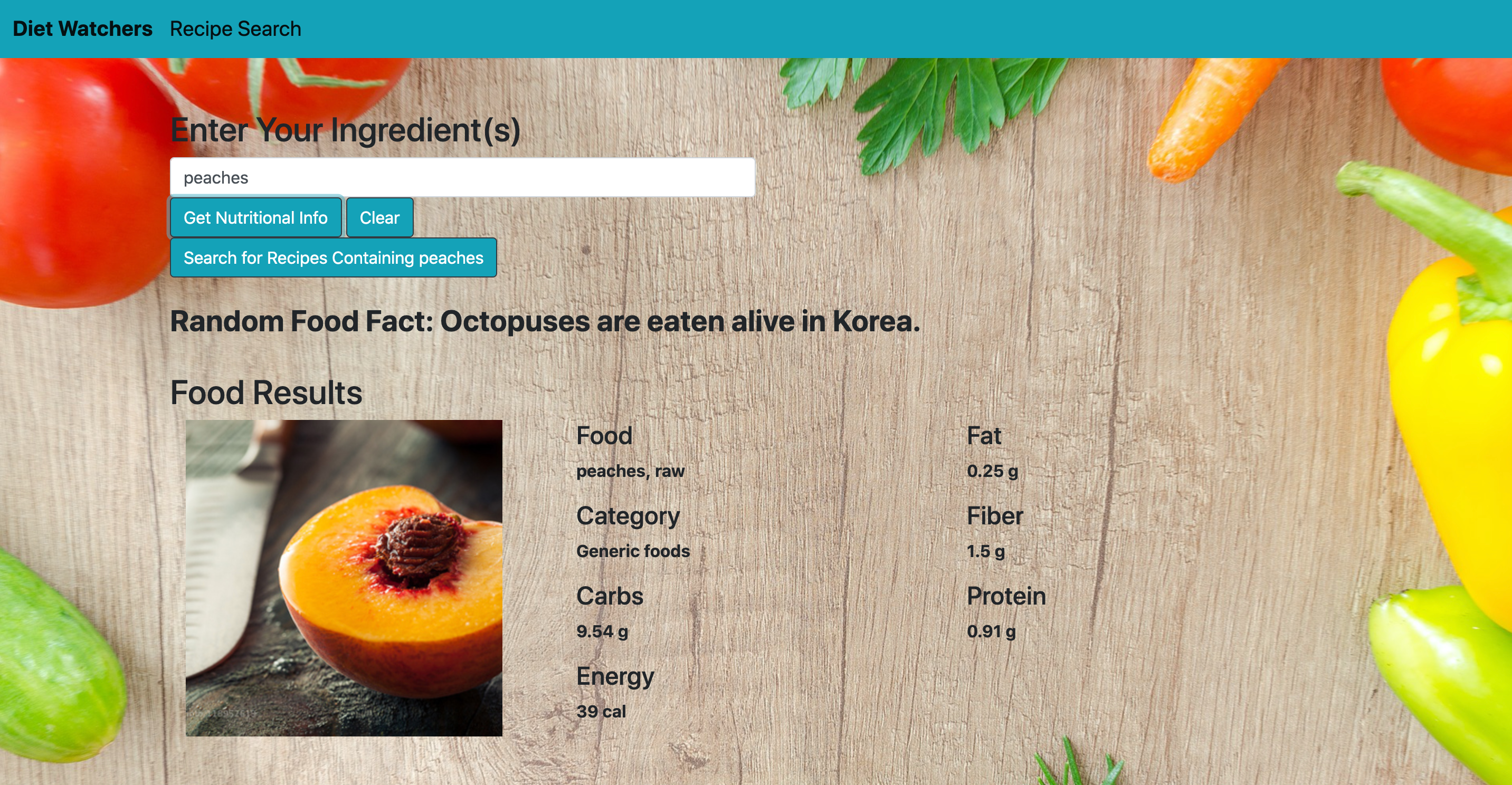 Dietwatchers screenshot